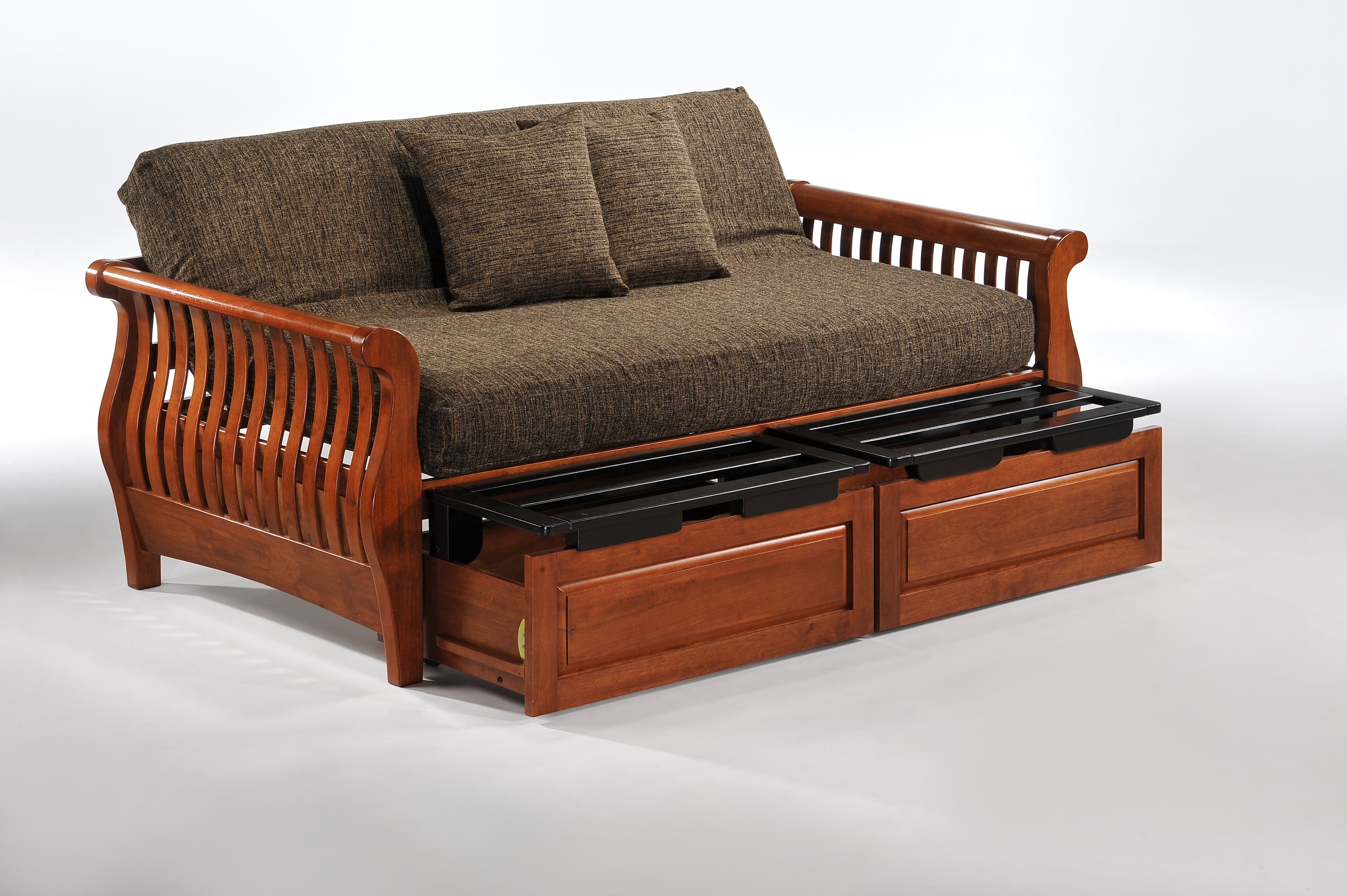 Nightfall Daybed with Storage Drawers in Cherry NIS380683117 by Night