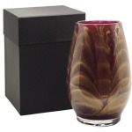 9" Filled Vase - Merlot Candle