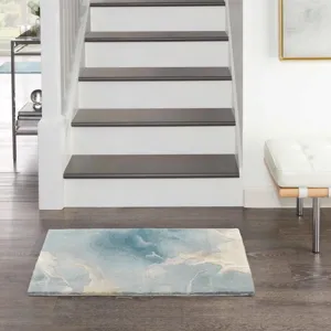 Prismatic Blue Multicolor Rug