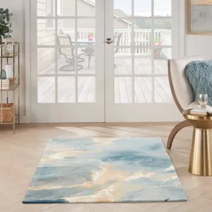 Prismatic Blue Multicolor Rug