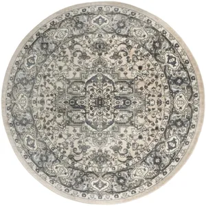 Quarry Ivory Blue Rug