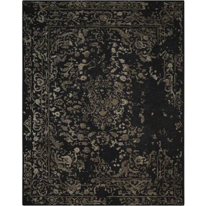 Opaline Midnight Silver Rug - 7'9