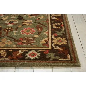 Tahoe Green Rug - 5'6" x 8'6"  