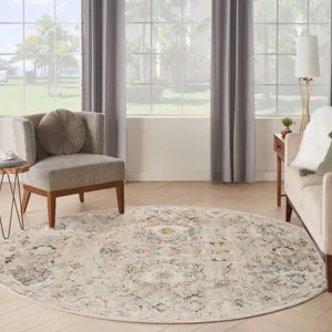 Oushak Home Cream Rug