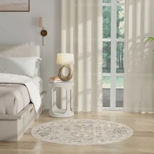 Oushak Home Cream Rug