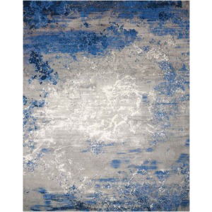 Twilight Blue Grey Rug - 7'9