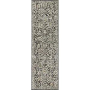 Oushak Home Charcoal Rug