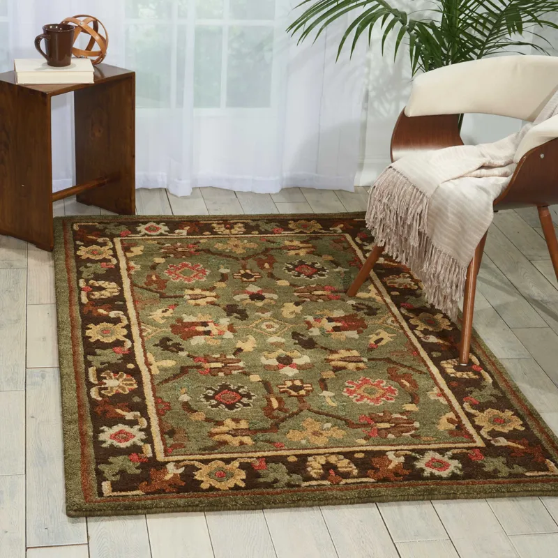 Tahoe Green Rug - 5'6" x 8'6"  