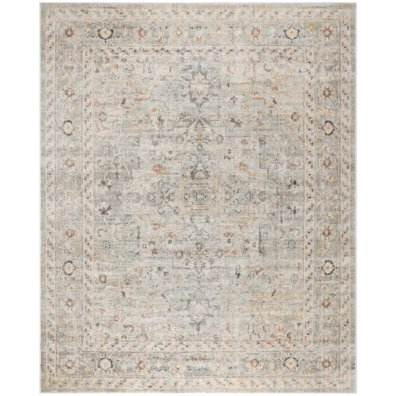 Oushak Home Light Grey Rug