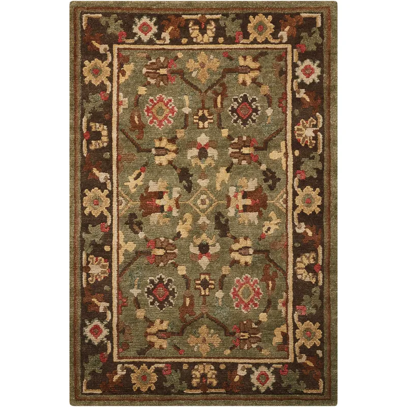 Tahoe Green Rug - 5'6" x 8'6"  