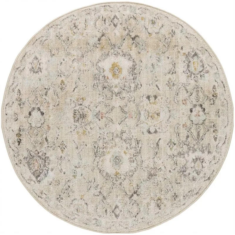 Oushak Home Cream Rug
