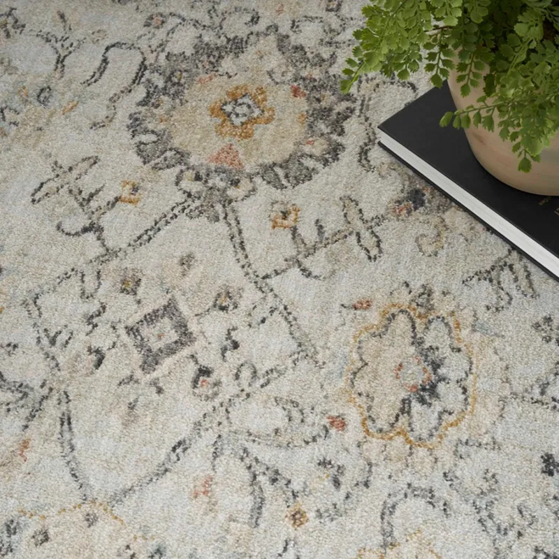 Oushak Home Grey Rug