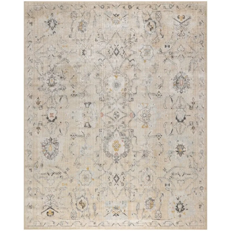 Oushak Home Cream Rug