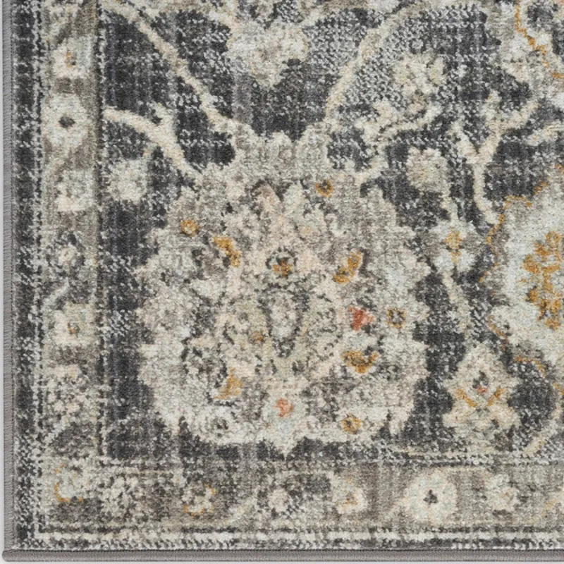 Oushak Home Charcoal Rug