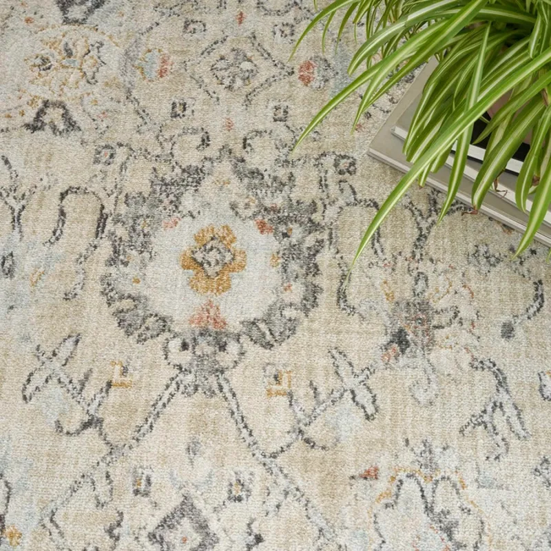 Oushak Home Cream Rug