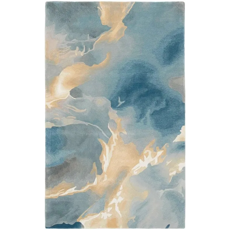 Prismatic Blue Multicolor Rug
