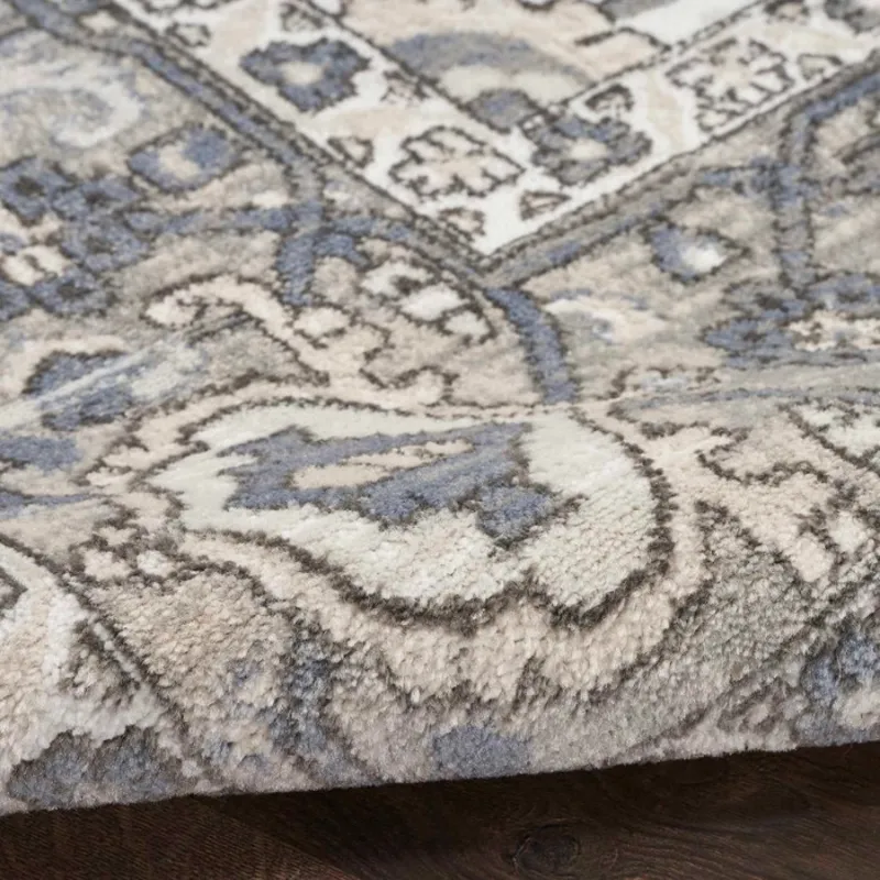 Quarry Ivory Blue Rug