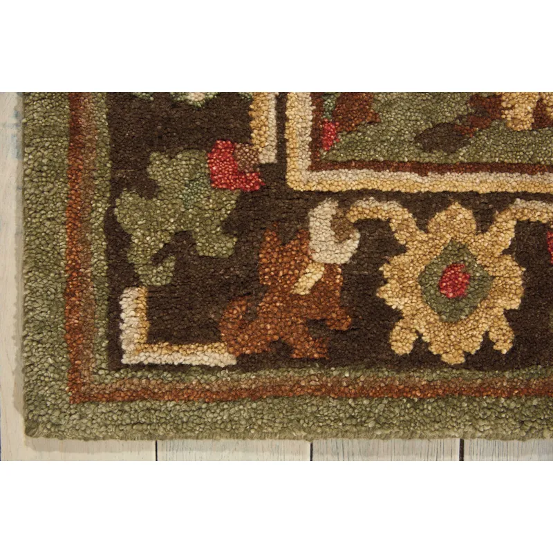 Tahoe Green Rug - 5'6" x 8'6"  