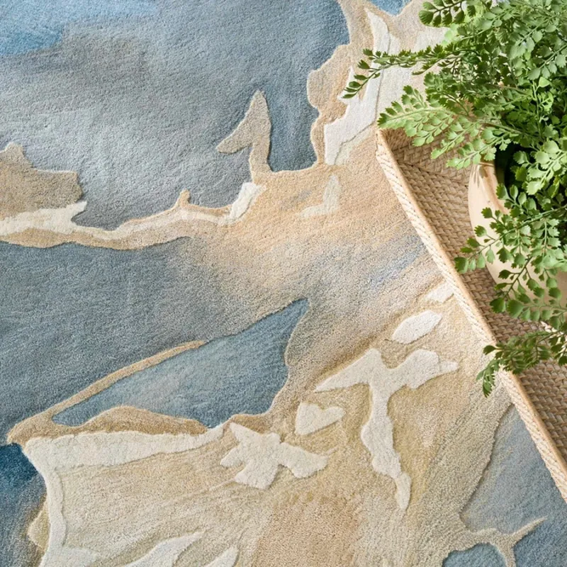 Prismatic Blue Multicolor Rug