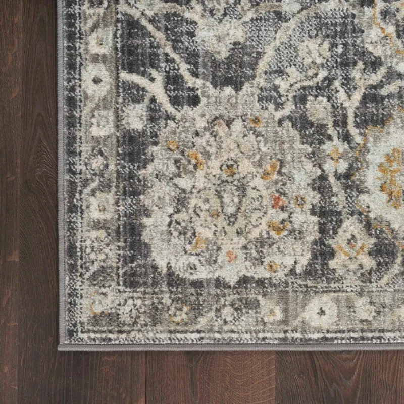 Oushak Home Charcoal Rug