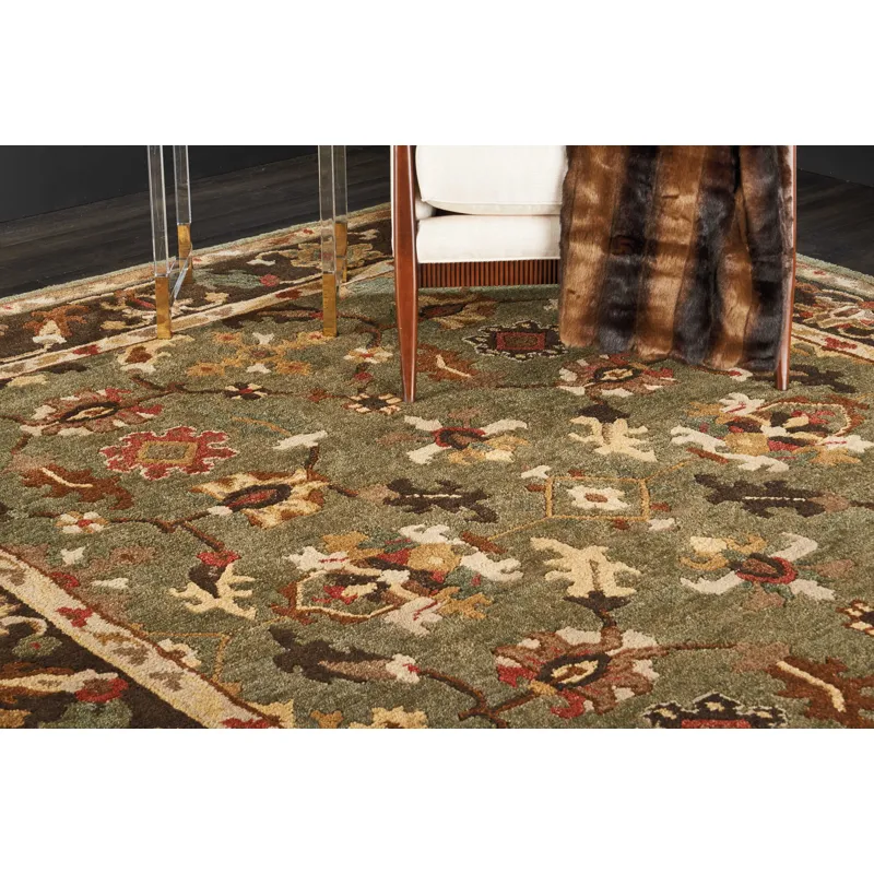 Tahoe Green Rug - 5'6" x 8'6"  