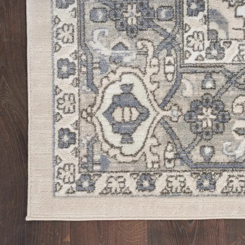 Quarry Ivory Blue Rug