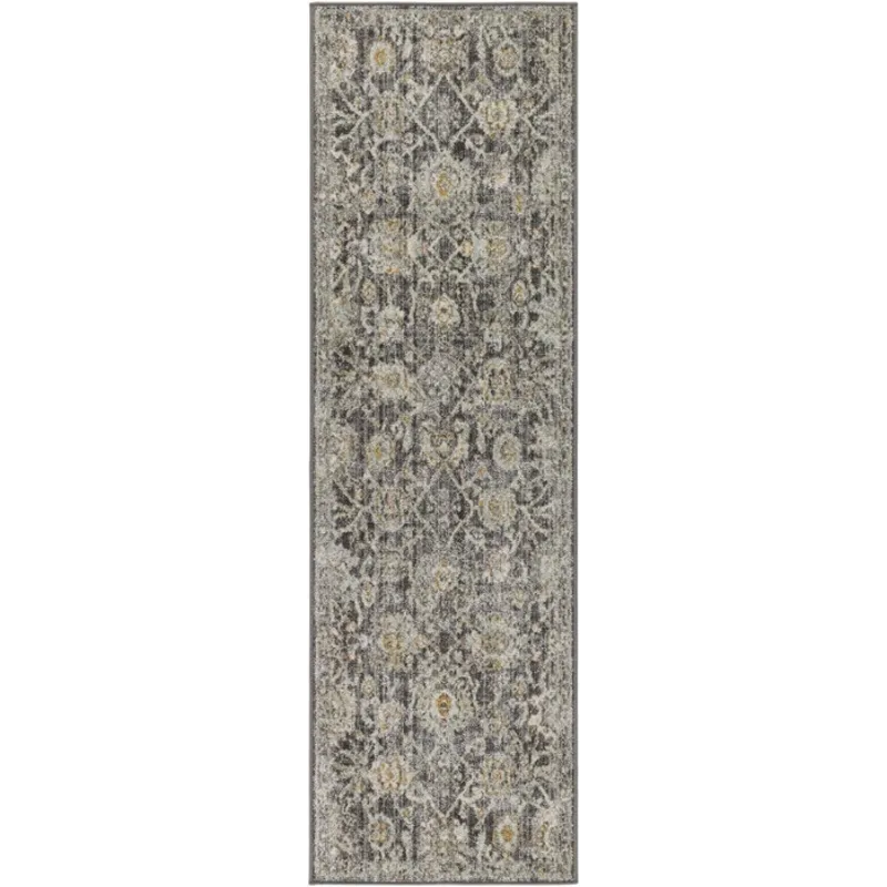 Oushak Home Charcoal Rug