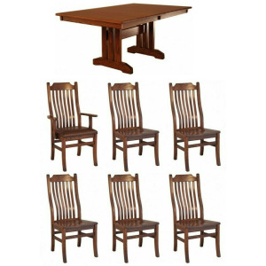 Mission 7 PC Dining Set