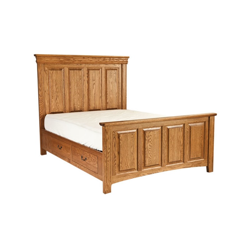 Edinburgh Raised Panel Headboard 8430Q by Oakwood Industries at