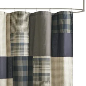 Woolrich Winter Hills 100% Cotton Shower Curtain