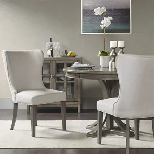 Helena Dining Side Chair - Cream/Grey