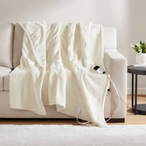 Beautyrest Heated Microlight to Berber Throw