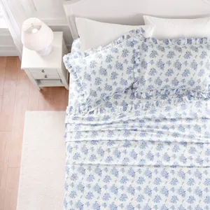 Intelligent Design Microfiber Ruffle Sheets