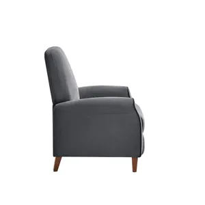 Madison Park Marena Upholstered Manual Push Back Recliner