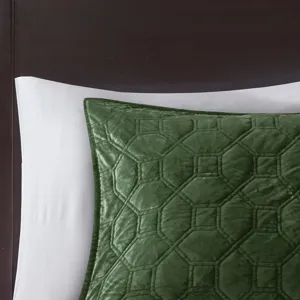 Madison Park Harper 3 Piece Velvet Quilt Set