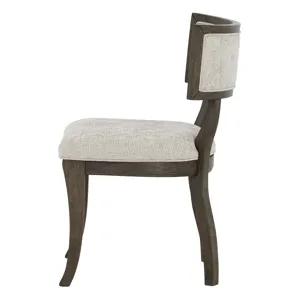 Marie Dining Chair (Set of 2) - Beige/Brown