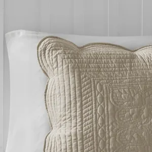Madison Park Tuscany 3 Piece Reversible Scalloped Edge Quilt Set