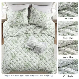 Madison Park Essentials Adele Quilt Set