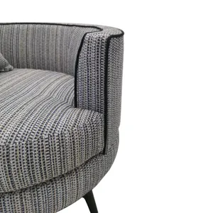Harper Swivel Chair - Stripe/Multi