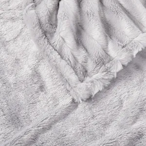 Beautyrest Heated Duke Faux Fur Heated Throw