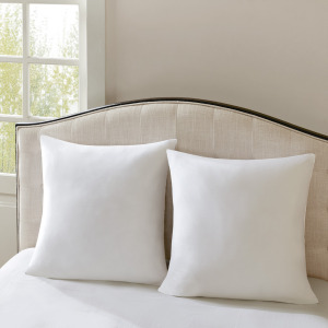 Cotton Sateen Euro Pillow - White