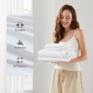 510 Design Cotton 144TC 100% Cotton Solid Sheet Set