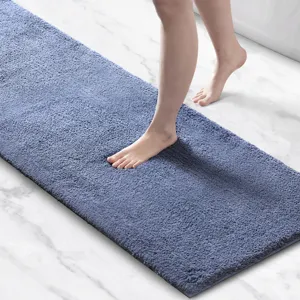 Marshmallow Bath Rug - Slate Blue