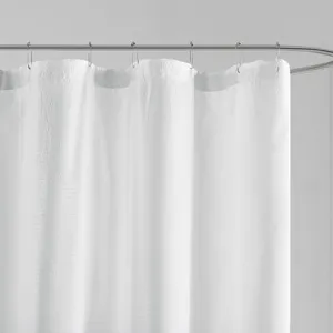 Madison Park Ara Ombre Printed Seersucker Shower Curtain