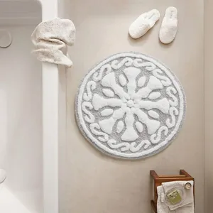 Madison Park Casablanca Medallion Cotton Tufted Bath Rug