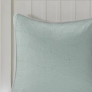Coastline Euro Sham - Aqua
