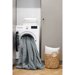 Comfort Spaces Walker Soft Washed Pleated Comforter Set
