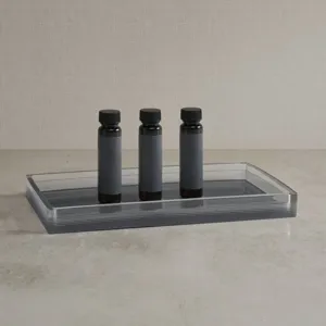 Nomad Home Clear Resin Bath Accessories set