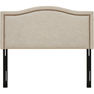 Nadine King Upholstery Headboard - Natural