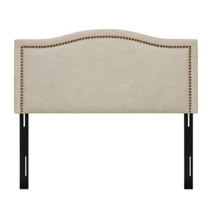 Nadine Queen Upholstery Headboard - Natural